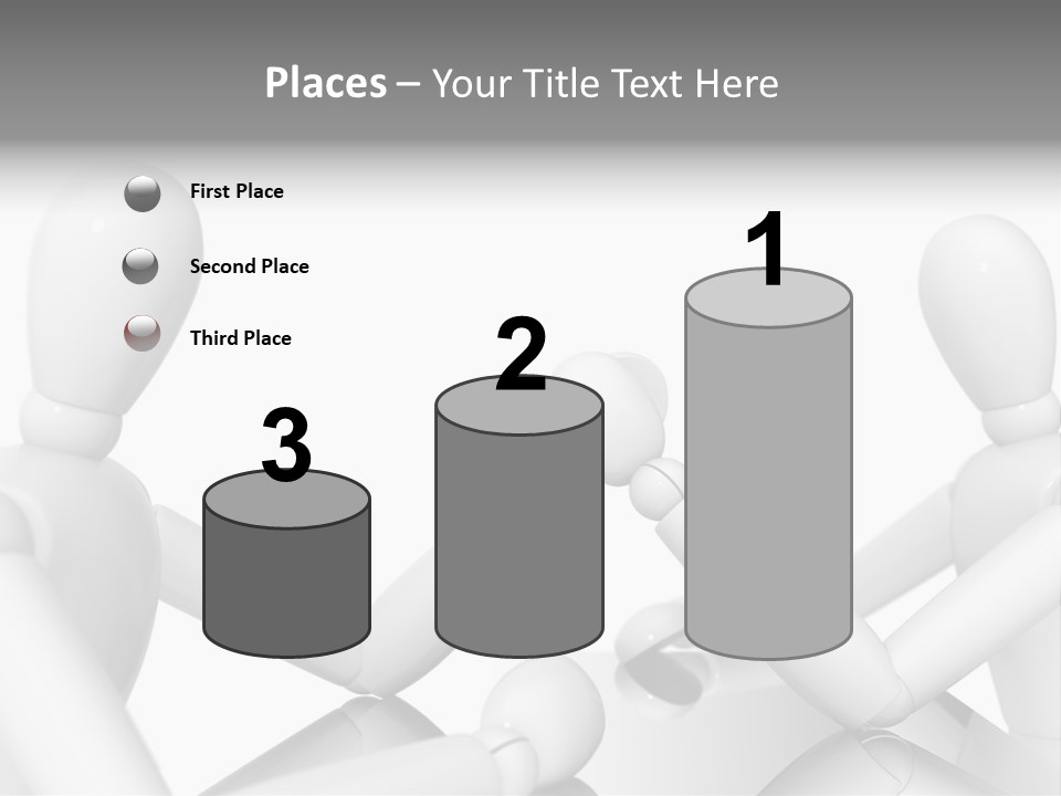 Leadership Background Caucasian PowerPoint Template