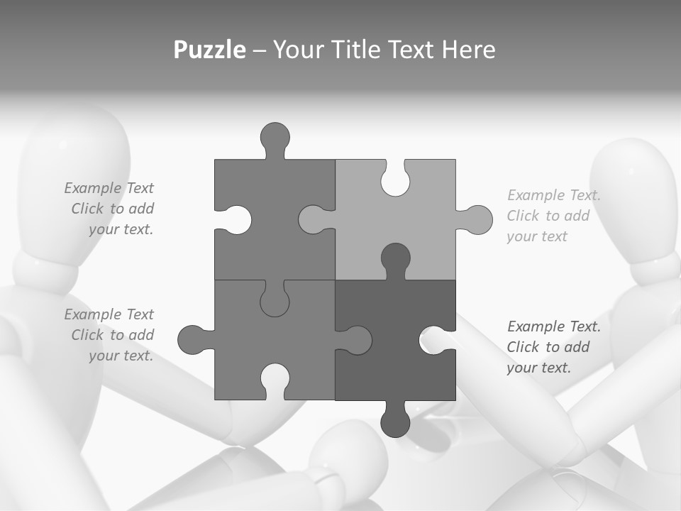 Leadership Background Caucasian PowerPoint Template