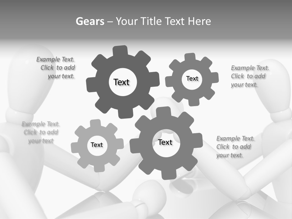 Leadership Background Caucasian PowerPoint Template