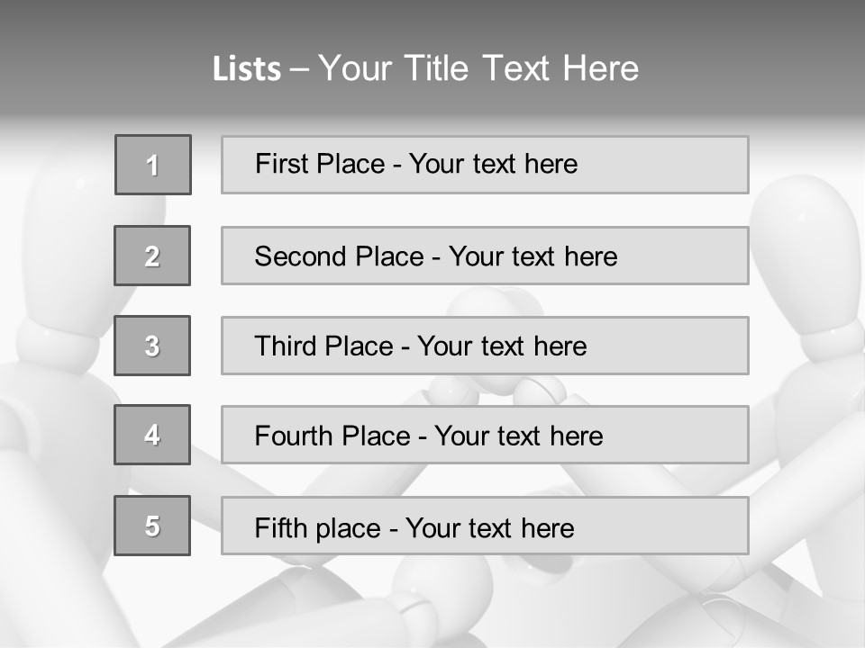 Leadership Background Caucasian PowerPoint Template