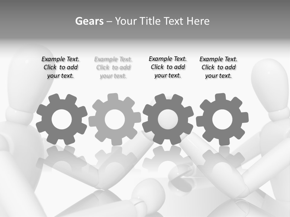 Leadership Background Caucasian PowerPoint Template