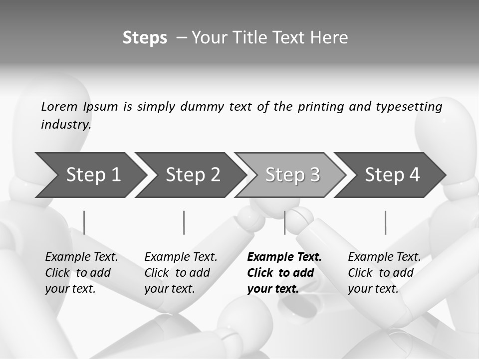 Leadership Background Caucasian PowerPoint Template
