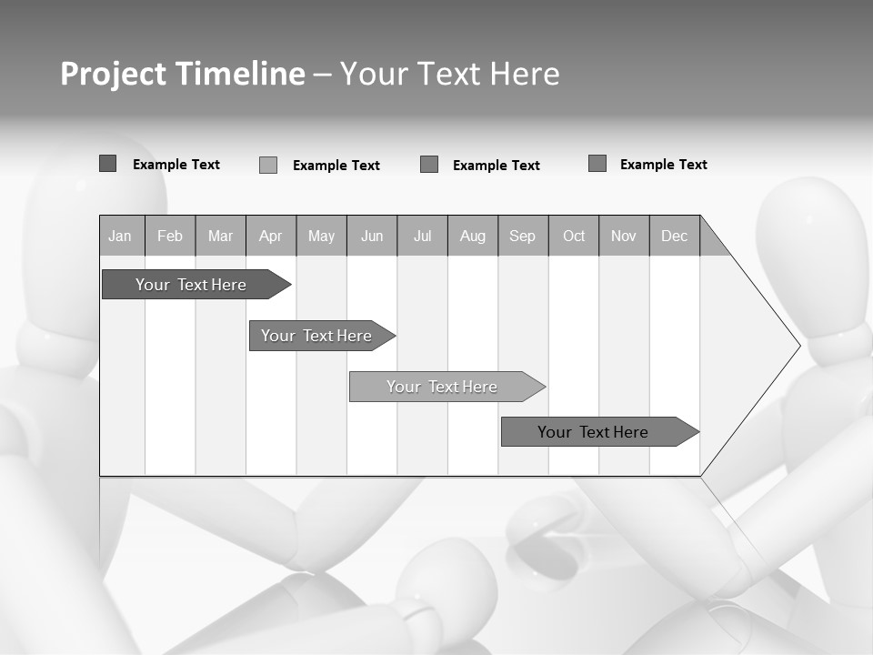 Leadership Background Caucasian PowerPoint Template