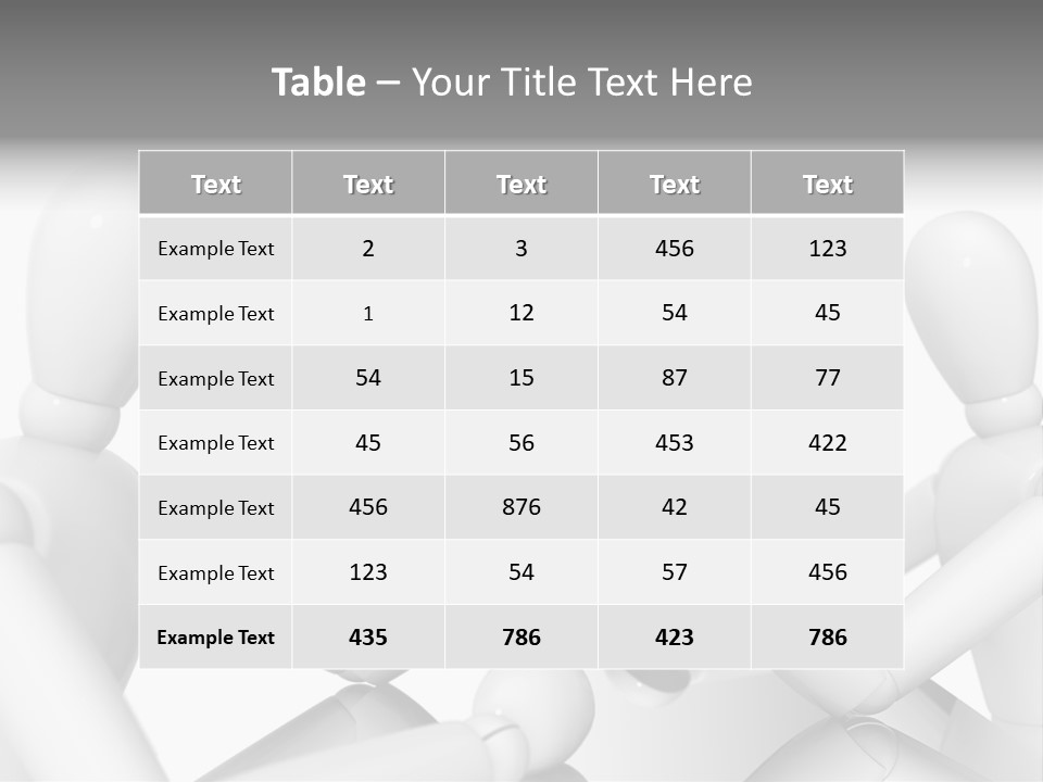 Leadership Background Caucasian PowerPoint Template