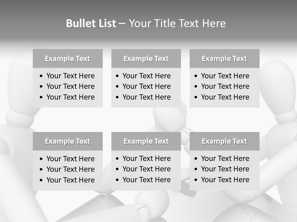 Leadership Background Caucasian PowerPoint Template