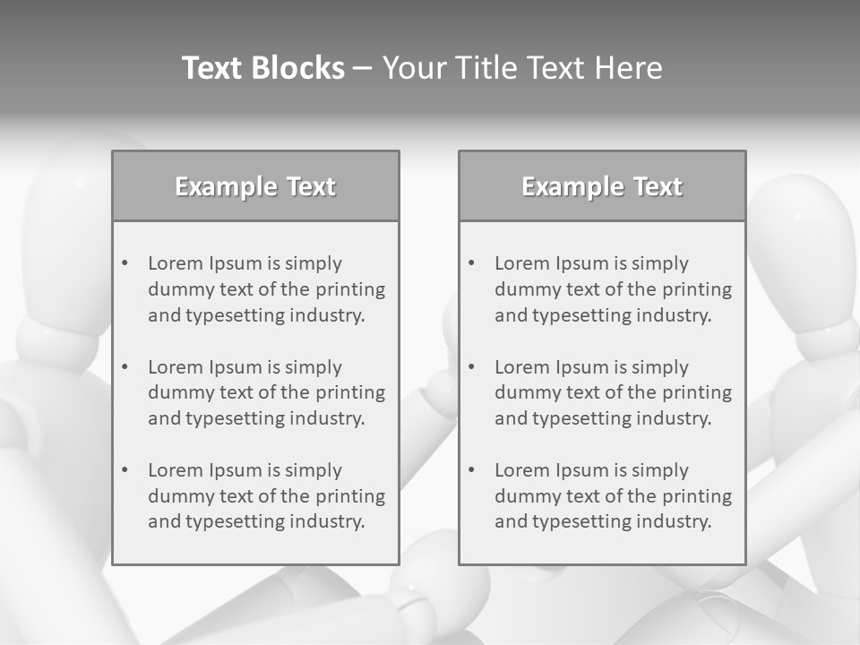 Leadership Background Caucasian PowerPoint Template