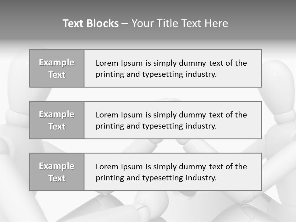 Leadership Background Caucasian PowerPoint Template