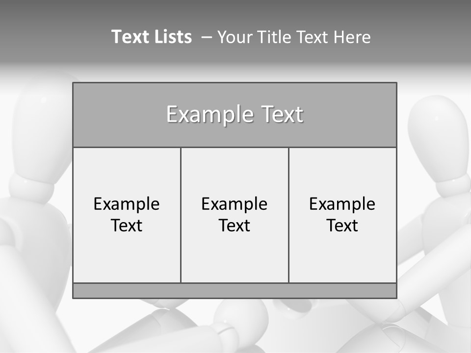Leadership Background Caucasian PowerPoint Template