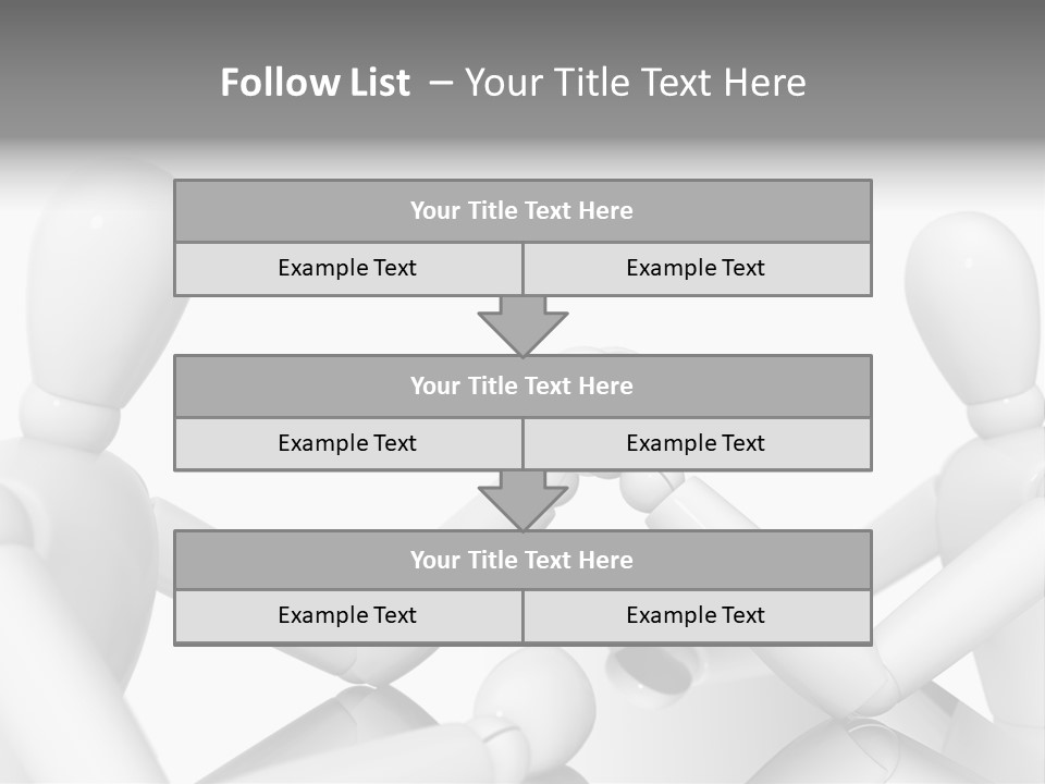 Leadership Background Caucasian PowerPoint Template