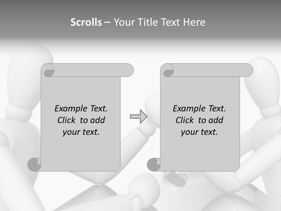 Leadership Background Caucasian PowerPoint Template