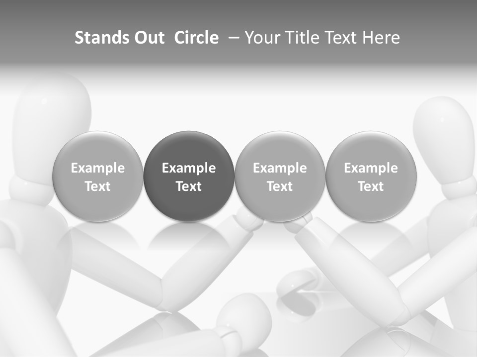 Leadership Background Caucasian PowerPoint Template