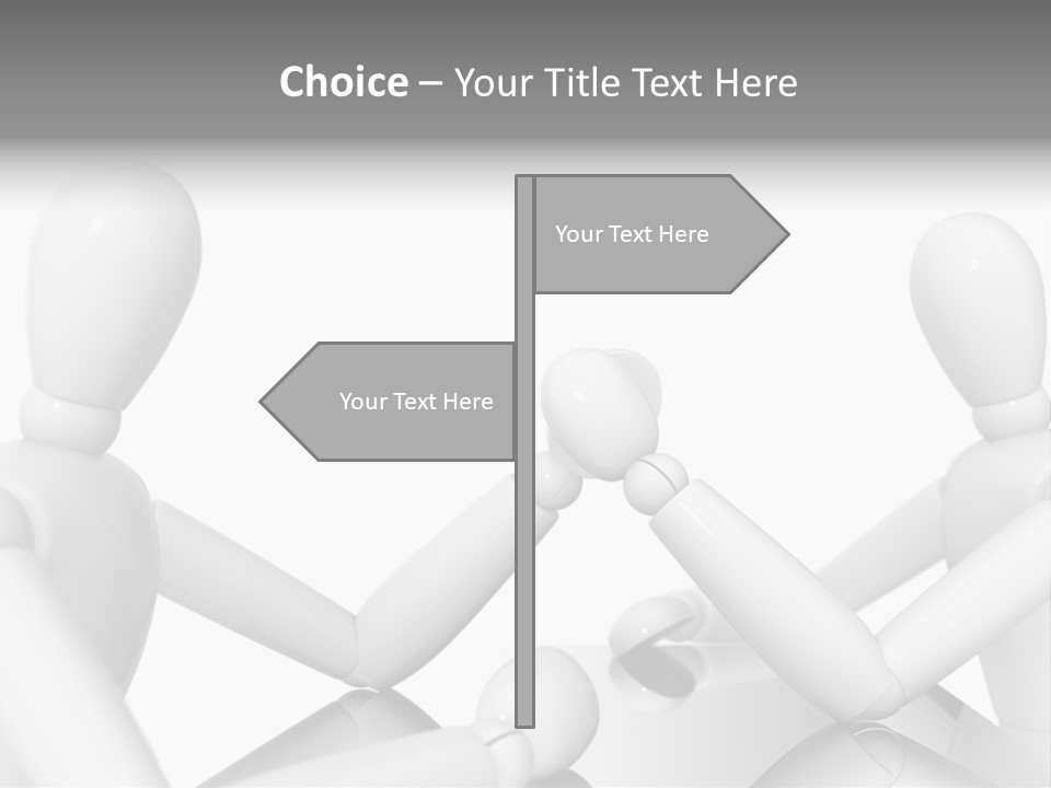 Leadership Background Caucasian PowerPoint Template