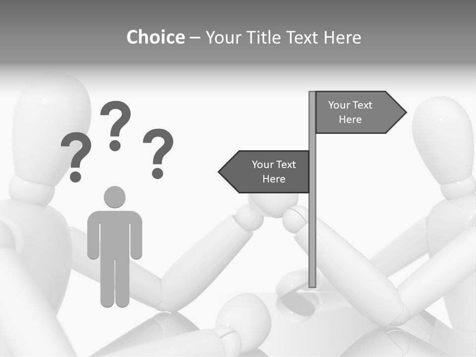 Leadership Background Caucasian PowerPoint Template