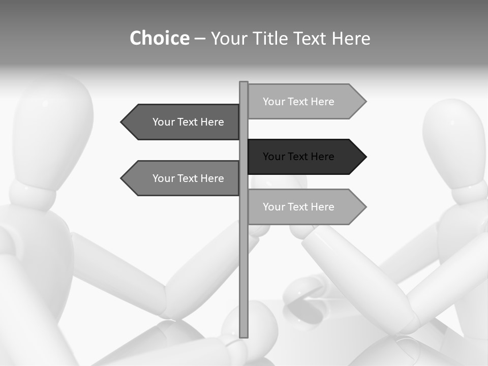 Leadership Background Caucasian PowerPoint Template