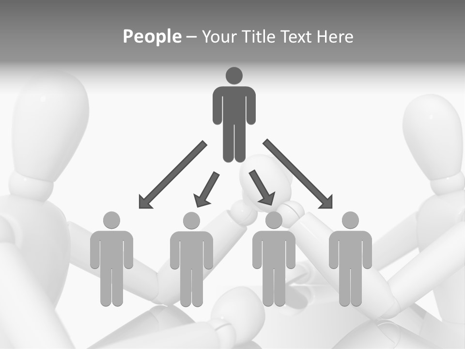 Leadership Background Caucasian PowerPoint Template