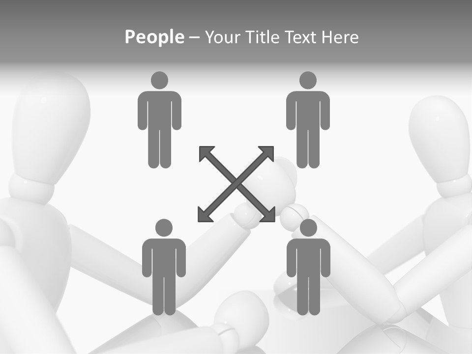 Leadership Background Caucasian PowerPoint Template