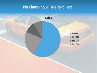 City Taxicab Cab PowerPoint Template