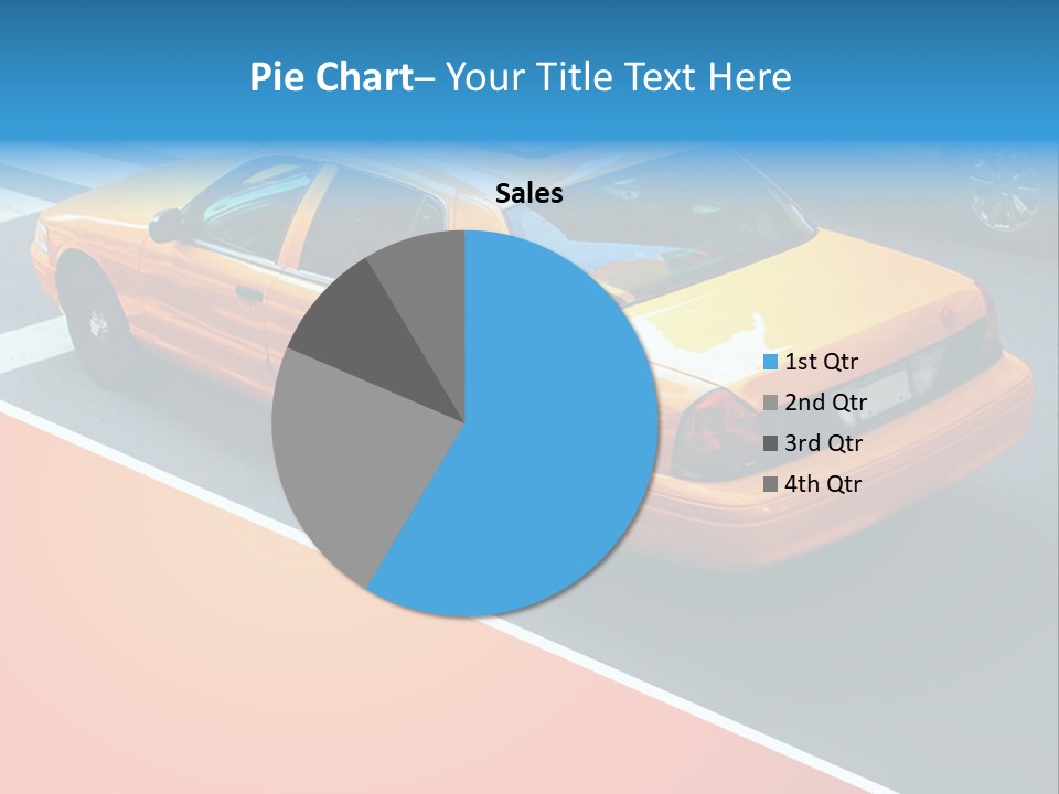 City Taxicab Cab PowerPoint Template