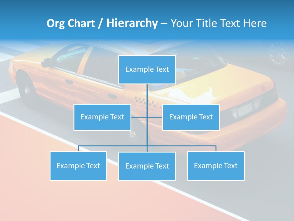 City Taxicab Cab PowerPoint Template