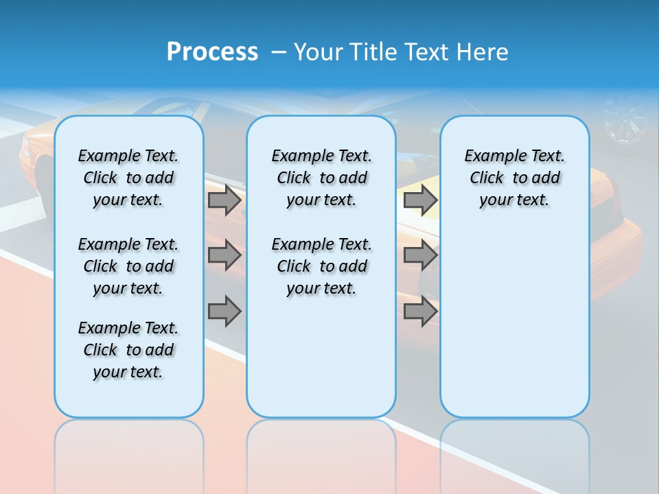 City Taxicab Cab PowerPoint Template