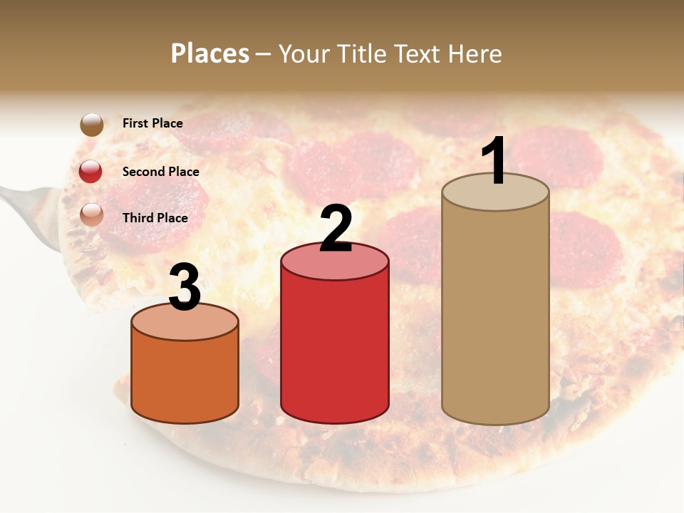 Peperoni Lunch Melted PowerPoint Template
