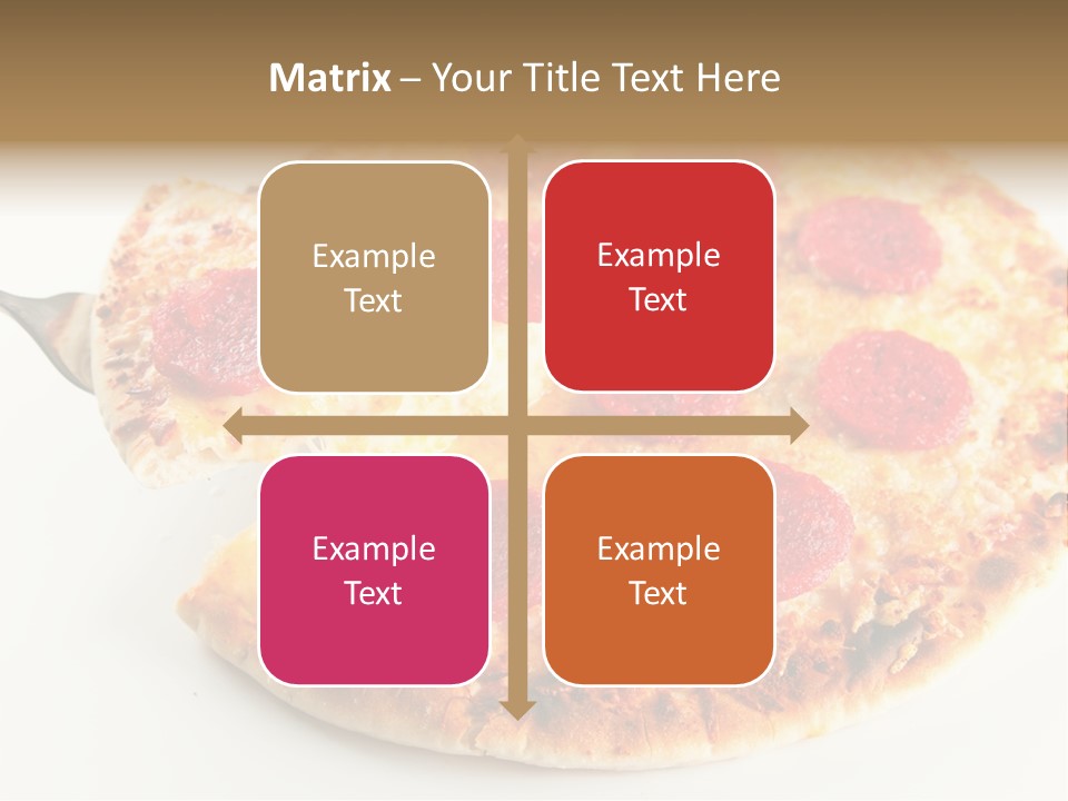 Peperoni Lunch Melted PowerPoint Template
