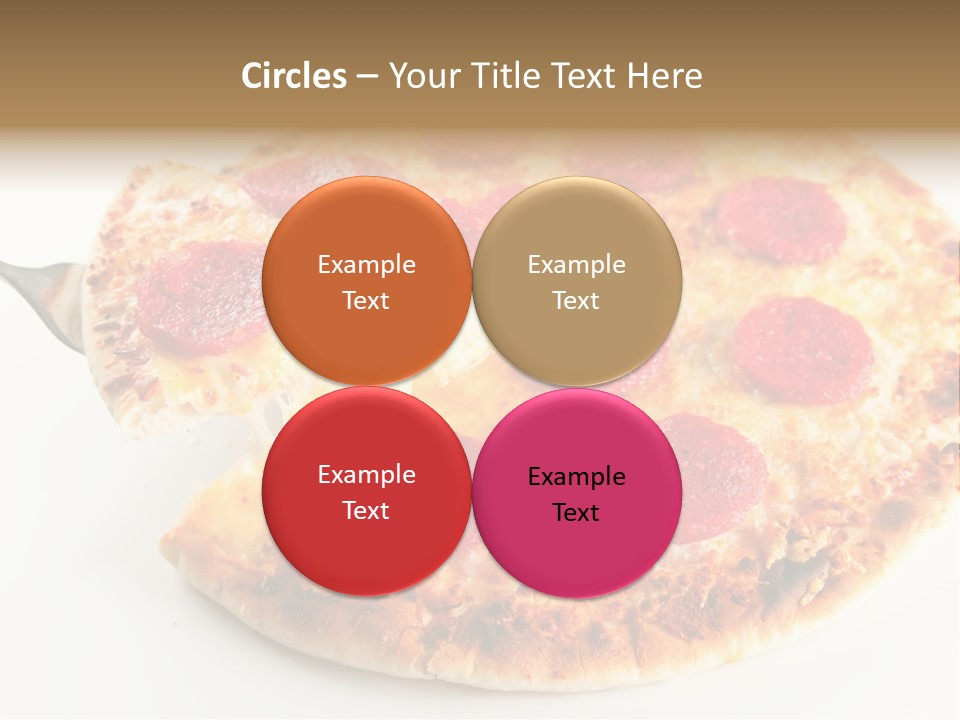 Peperoni Lunch Melted PowerPoint Template