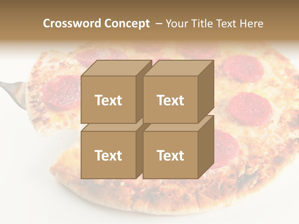 Peperoni Lunch Melted PowerPoint Template