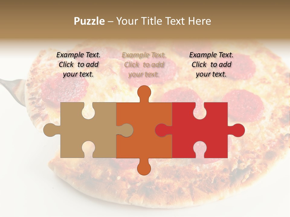 Peperoni Lunch Melted PowerPoint Template