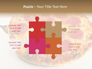 Peperoni Lunch Melted PowerPoint Template