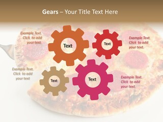 Peperoni Lunch Melted PowerPoint Template