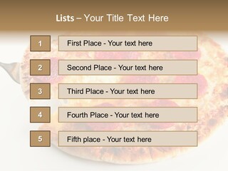 Peperoni Lunch Melted PowerPoint Template