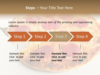 Peperoni Lunch Melted PowerPoint Template