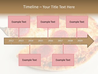 Peperoni Lunch Melted PowerPoint Template