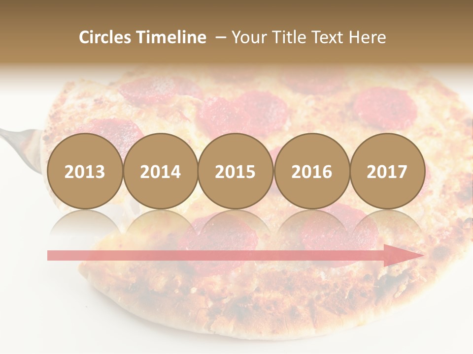 Peperoni Lunch Melted PowerPoint Template