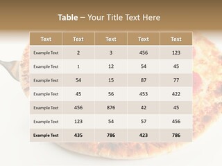 Peperoni Lunch Melted PowerPoint Template