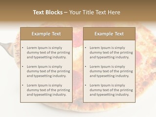 Peperoni Lunch Melted PowerPoint Template