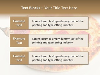 Peperoni Lunch Melted PowerPoint Template