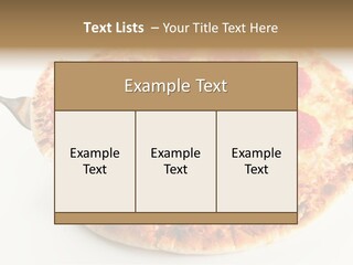 Peperoni Lunch Melted PowerPoint Template