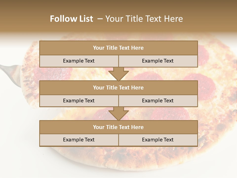 Peperoni Lunch Melted PowerPoint Template