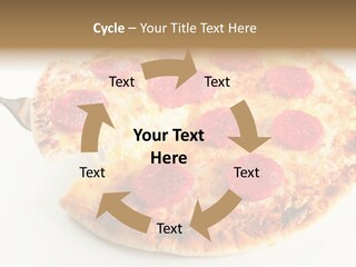 Peperoni Lunch Melted PowerPoint Template