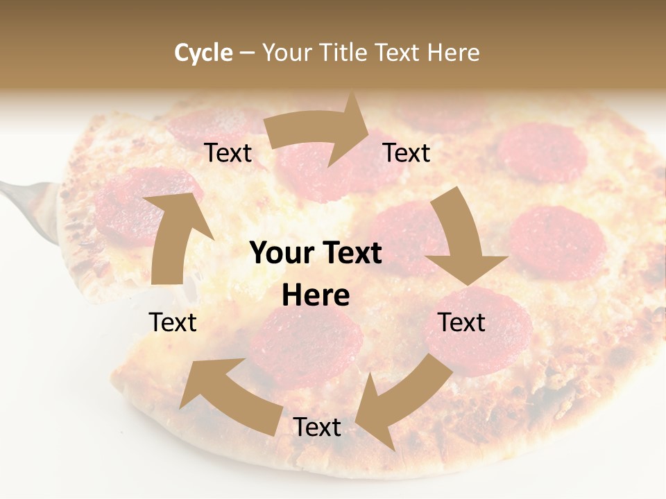 Peperoni Lunch Melted PowerPoint Template