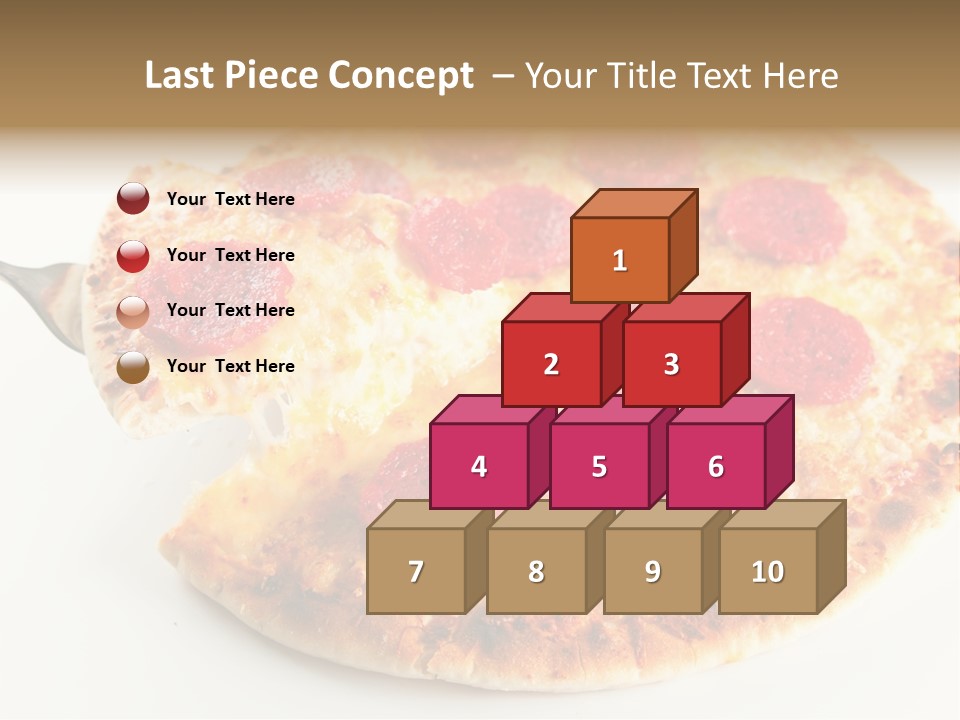 Peperoni Lunch Melted PowerPoint Template