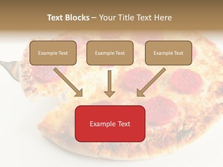 Peperoni Lunch Melted PowerPoint Template