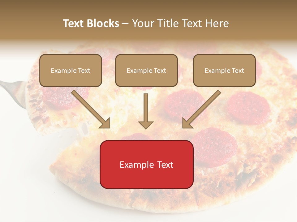 Peperoni Lunch Melted PowerPoint Template