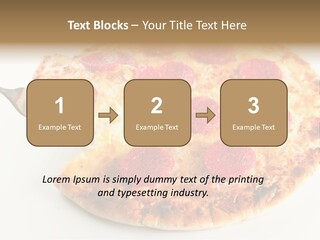 Peperoni Lunch Melted PowerPoint Template