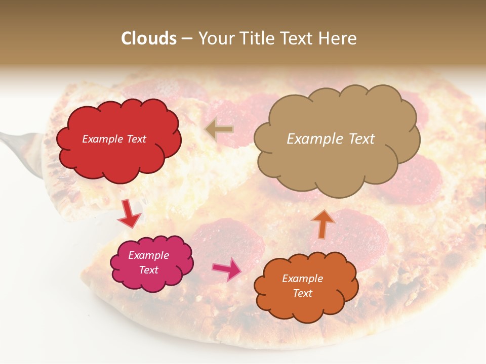 Peperoni Lunch Melted PowerPoint Template