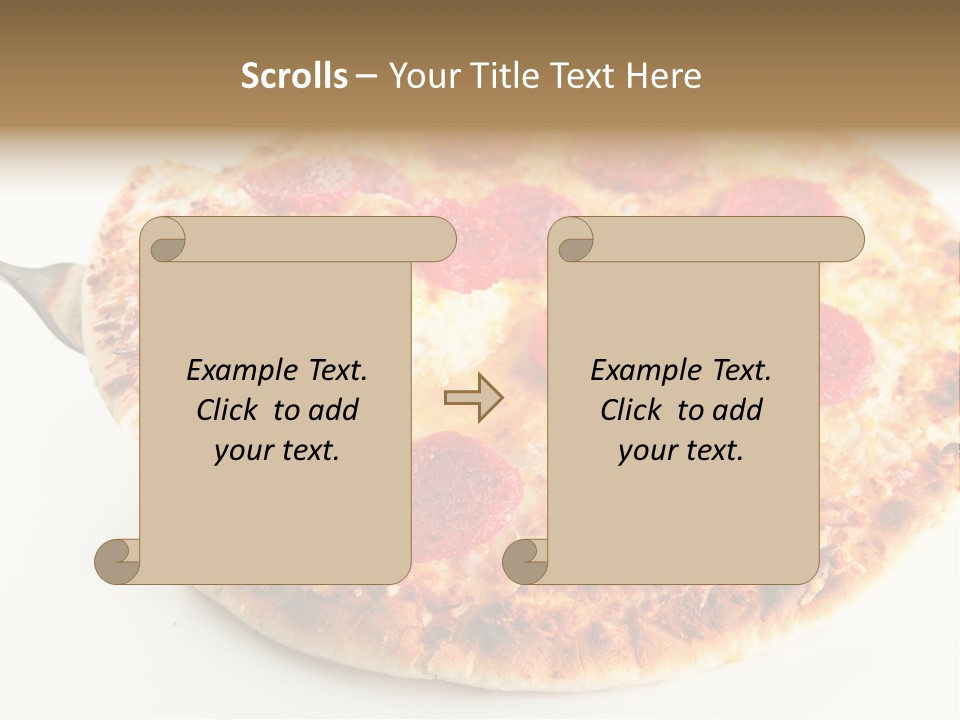 Peperoni Lunch Melted PowerPoint Template