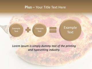 Peperoni Lunch Melted PowerPoint Template