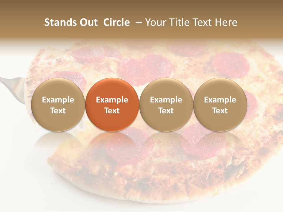 Peperoni Lunch Melted PowerPoint Template